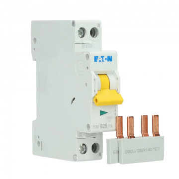 Eaton installatieautomaat 1-polig+nul 25A B-kar (PLN6-B25/1N-MW)