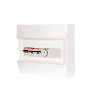 ABB Installatiedozen en -kasten PV-verdeler 2x combimaat B16 met WCD en hoofdschakelaar (ZV16-H42.C.CW)