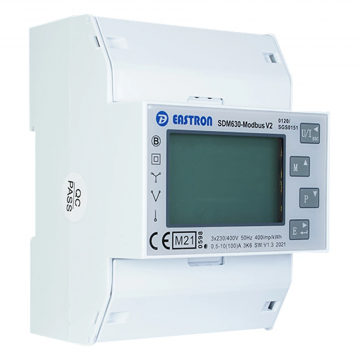 Eastron kWh meter 100A 3-fase digitaal Modbus MID afname/levering (SDM630MODBUS)