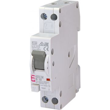 ETI aardlekautomaat 1-polig+nul 10A B-kar 30mA (432000202)