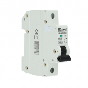 EMAT installatieautomaat 1-polig 63A C-kar (85001041)