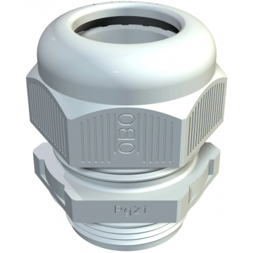 OBO wartel PG16 met trekontlasting IP68 - lichtgrijs (V-TEC PG16 LGR)