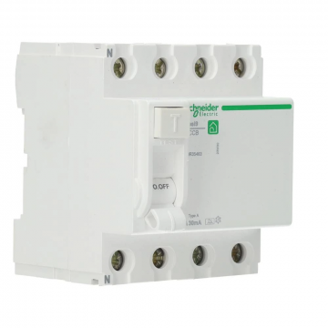Schneider Electric aardlekschakelaar 4-polig 63A 30mA type A (R9R35463)