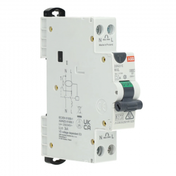ABB aardlekautomaat 1-polig+nul 32A B-kar 30mA (DSN201E B32 A30)