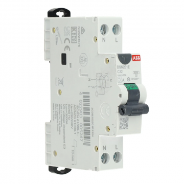 ABB aardlekautomaat 1-polig+nul 32A C-kar 30mA (DSN201E C32 A30)
