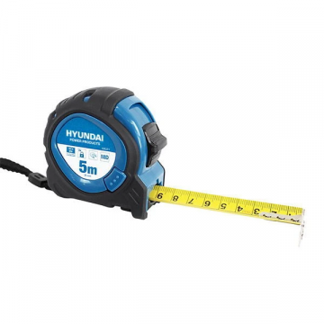 Hyundai rolmaat 5 meter 25mm nylon gecoat (59321)