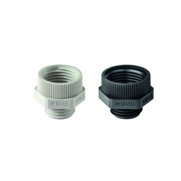 Jacob Verloopring M20-M25 zwart (M20M25PA/SW)