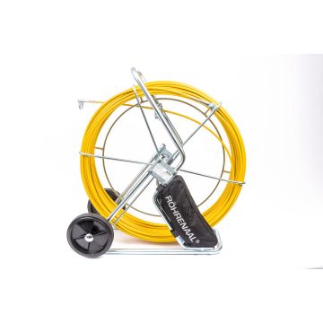 Katimex Röhrenaal trekveersysteem glasvezel 120 meter Ø9mm inclusief haspel (103012)