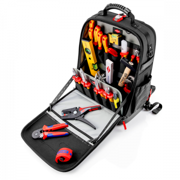 KNIPEX Modular X18 gereedschapsrugzak elektro 23-delig (002150E)