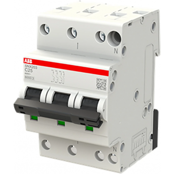 ABB FlexLine krachtgroep 3-polig+nul 25A C-kar (SNX203-C25)