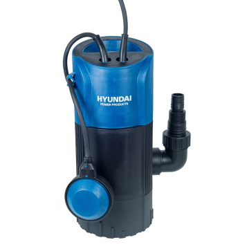 Hyundai vlakzuigpomp dompelpomp schoon en vuilwater 500W 13000 l/h tot 1mm afzuighoogte (57800)