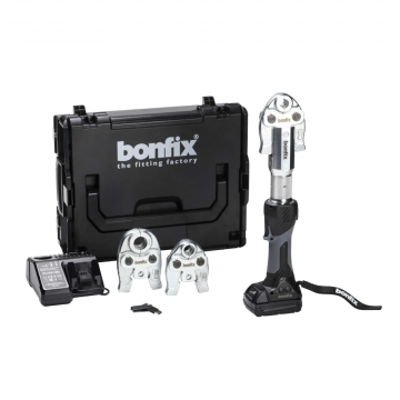 Bonfix hydraulische accuperstang compleet met bekken TH 16+20+26 accu lader en L-Boxx koffer (701070)