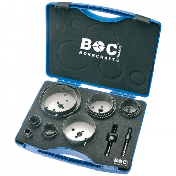 Bohrcraft 17-delige bi-metaal gatzagenset HSS RLS 15 19-127mm universeel (19001330015)