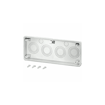 Hensel Mi FM 50 aanbouwflens met uitbreekpoorten 2xM20, 4xM32/40/50
