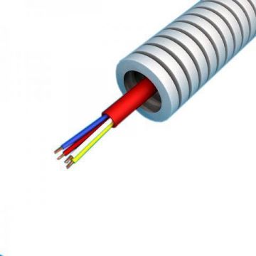Snelflex flexibele buis brandalarmkabel YR-mb rood 2x0.8mm - 16mm rol 100 meter (SFYR02R)
