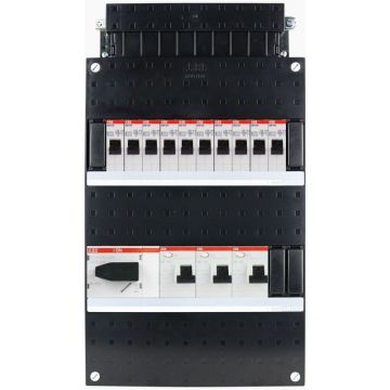 ABB-HAF groepenkast 10 groepen 3 fase 220x390 (BxH)