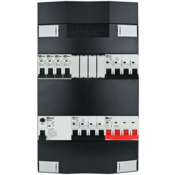 HAGER groepenkast 8 groepen 3 fase 220x475 (BxH)