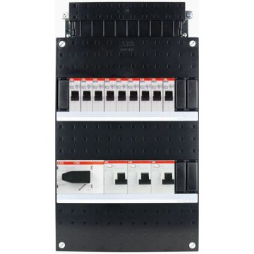 ABB-HAF groepenkast 9 groepen 3 fase 220x390 (BxH)