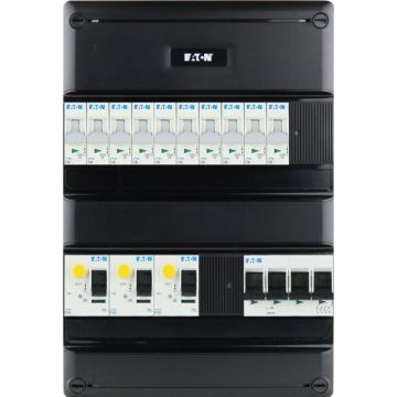 Eaton groepenkast 10 groepen 3 fase 220x330 (BxH) 