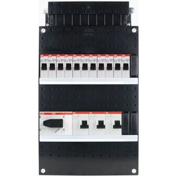 ABB-HAF groepenkast 11 groepen 3 fase 220x390 (BxH)