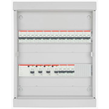 HAGER groepenkast 6 groepen 3 fase 220x475 (BxH)