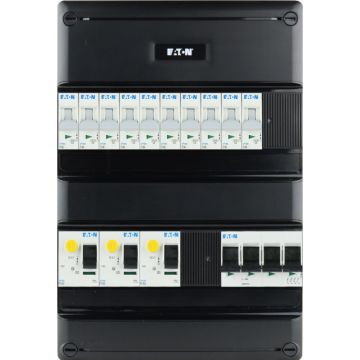 Eaton groepenkast 10 groepen 3 fase 220x330 (BxH) 