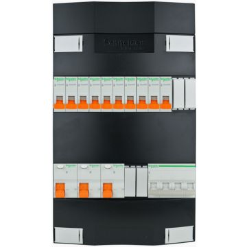 SCHNEIDER groepenkast 10 groepen 3 fase 220x380 (BxH) 
