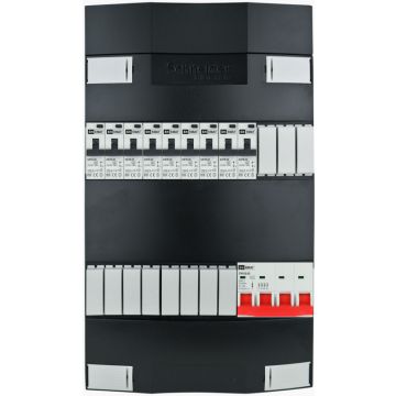 EMAT Schneider groepenkast 9 aardlekautomaten 3 fase 220x380 (BxH)