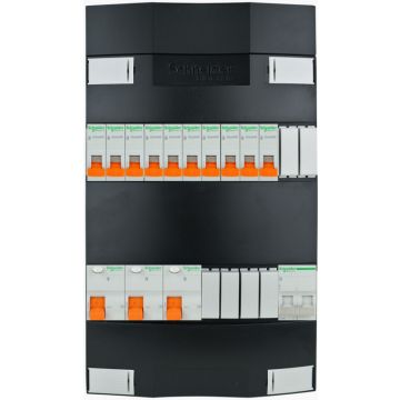 SCHNEIDER groepenkast 10 groepen 1 fase 220x380 (BxH)
