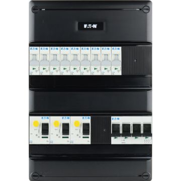 Eaton groepenkast 9 groepen 3 fase 220x330 (BxH)