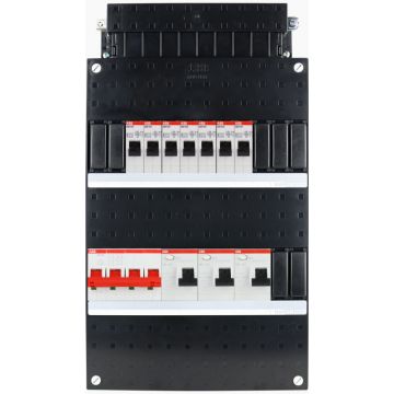 ABB-HAF groepenkast 7 groepen 3 fase 220x390 (BxH) 