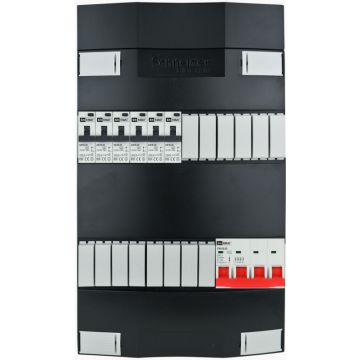 EMAT Schneider groepenkast 6 aardlekautomaten 3 fase 220x380 (BxH) 