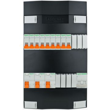 SCHNEIDER groepenkast 9 groepen 1 fase 220x380 (BxH) 