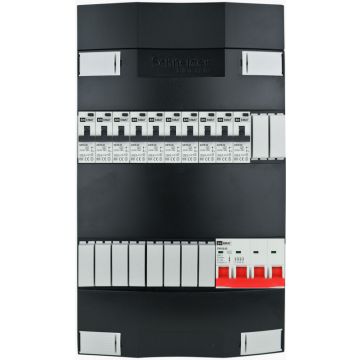 EMAT Schneider groepenkast 10 aardlekautomaten 3 fase 220x380 (BxH) 
