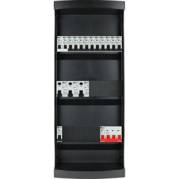 EMAT Eaton groepenkast 11 groepen + fornuis 3 fase 220x550 (BxH)