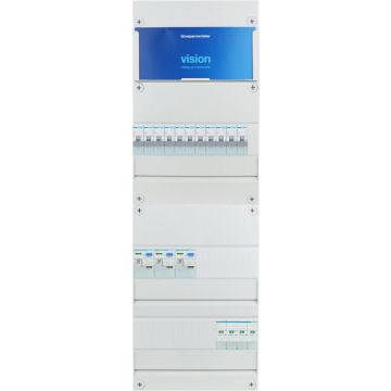 HAGER groepenkast 11 groepen 3 fase 220x695 (BxH)
