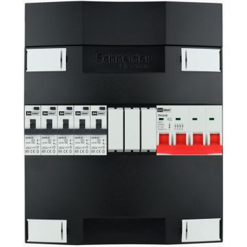 EMAT Schneider groepenkast 5 aardlekautomaten 3 fase 220x270 (BxH) 
