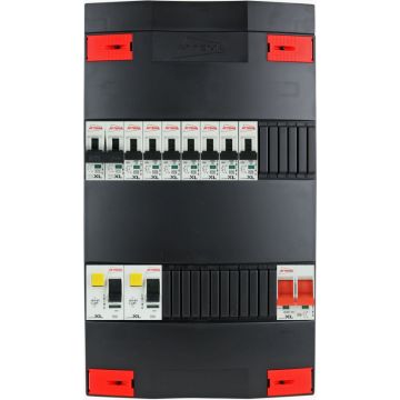 Attema groepenkast 7 groepen + fornuis 1 fase 220x390 (BxH)