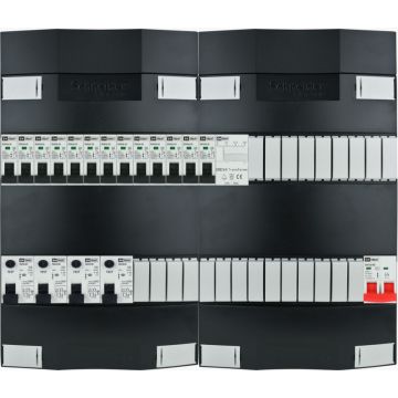 EMAT Schneider groepenkast 13 groepen + beltrafo 1 fase 440x380 (BxH) 