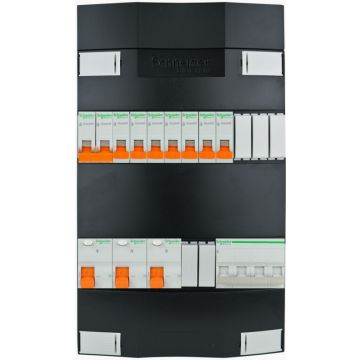 Schneider groepenkast 7 groepen + fornuis 3 fase 220x380 (BxH)