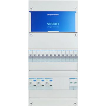 HAGER groepenkast 12 groepen 1 fase 220x475 (BxH)