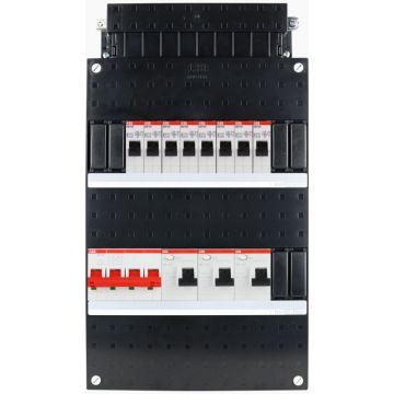 ABB-HAF groepenkast 8 groepen 3 fase 220x390 (BxH) 