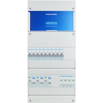HAGER groepenkast 9 groepen 3 fase 220x475 (BxH)