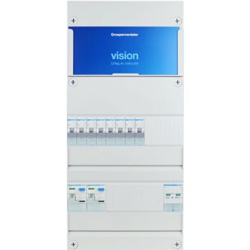 HAGER groepenkast 8 groepen 1 fase 220x475 (BxH)
