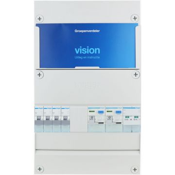 HAGER groepenkast 4 groepen 1 fase 220x365 (BxH)