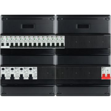 EMAT Eaton groepenkast 12 groepen + fornuis 1 fase 440x330 (BxH) 