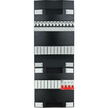 EMAT Schneider groepenkast 12 aardlekautomaten 3 fase 220x600 (BxH)