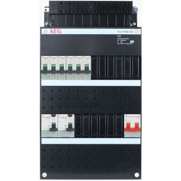 AEG groepenkast 6 groepen 1 fase 220x390 (BxH)