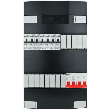 EMAT Schneider groepenkast 7 aardlekautomaten 3 fase 220x380 (BxH) 