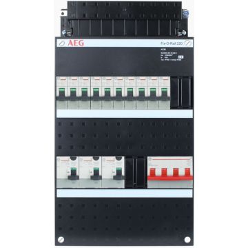 AEG groepenkast 10 groepen 3 fase 220x390 (BxH)